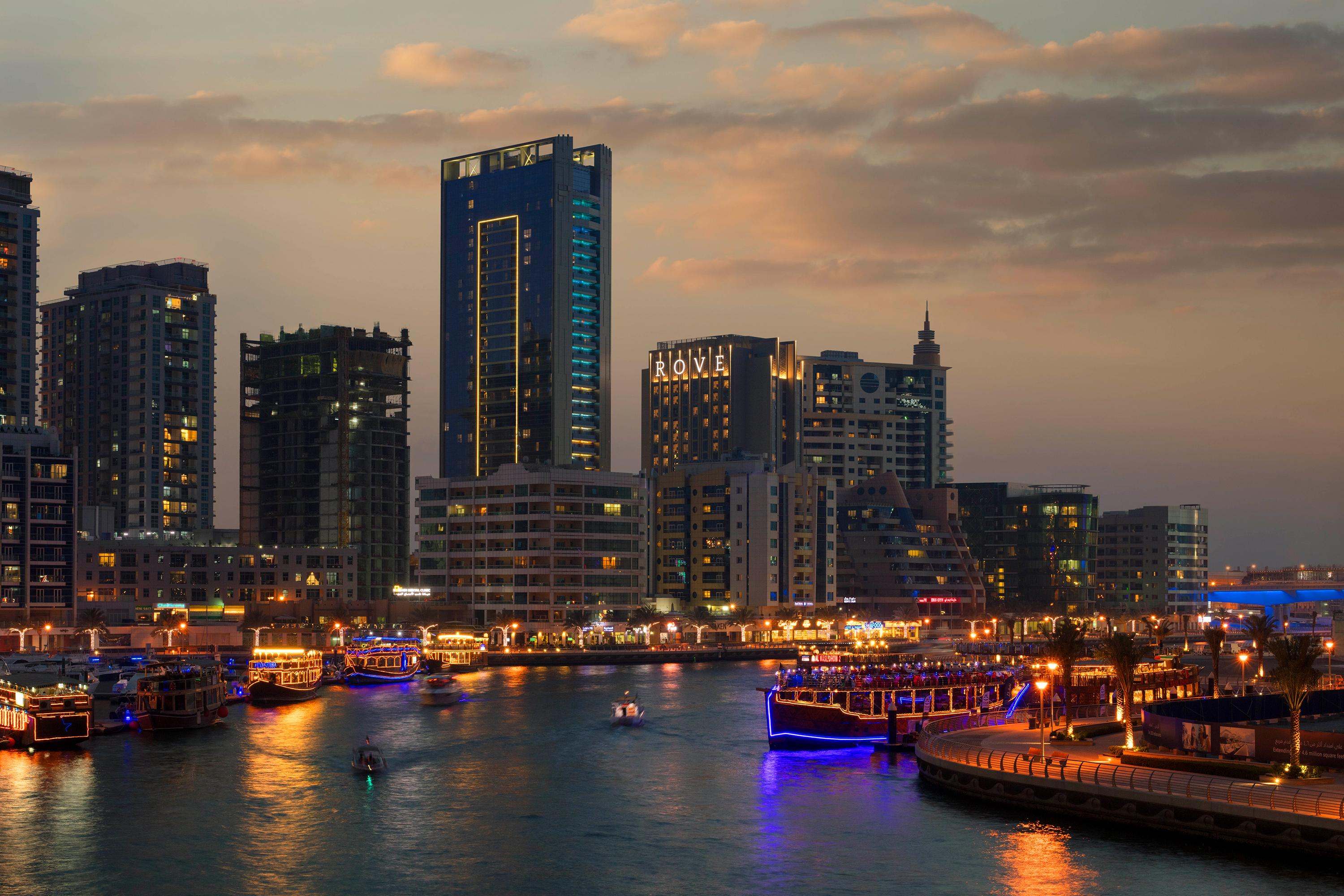 Rove Dubai Marina Hotel Luaran gambar