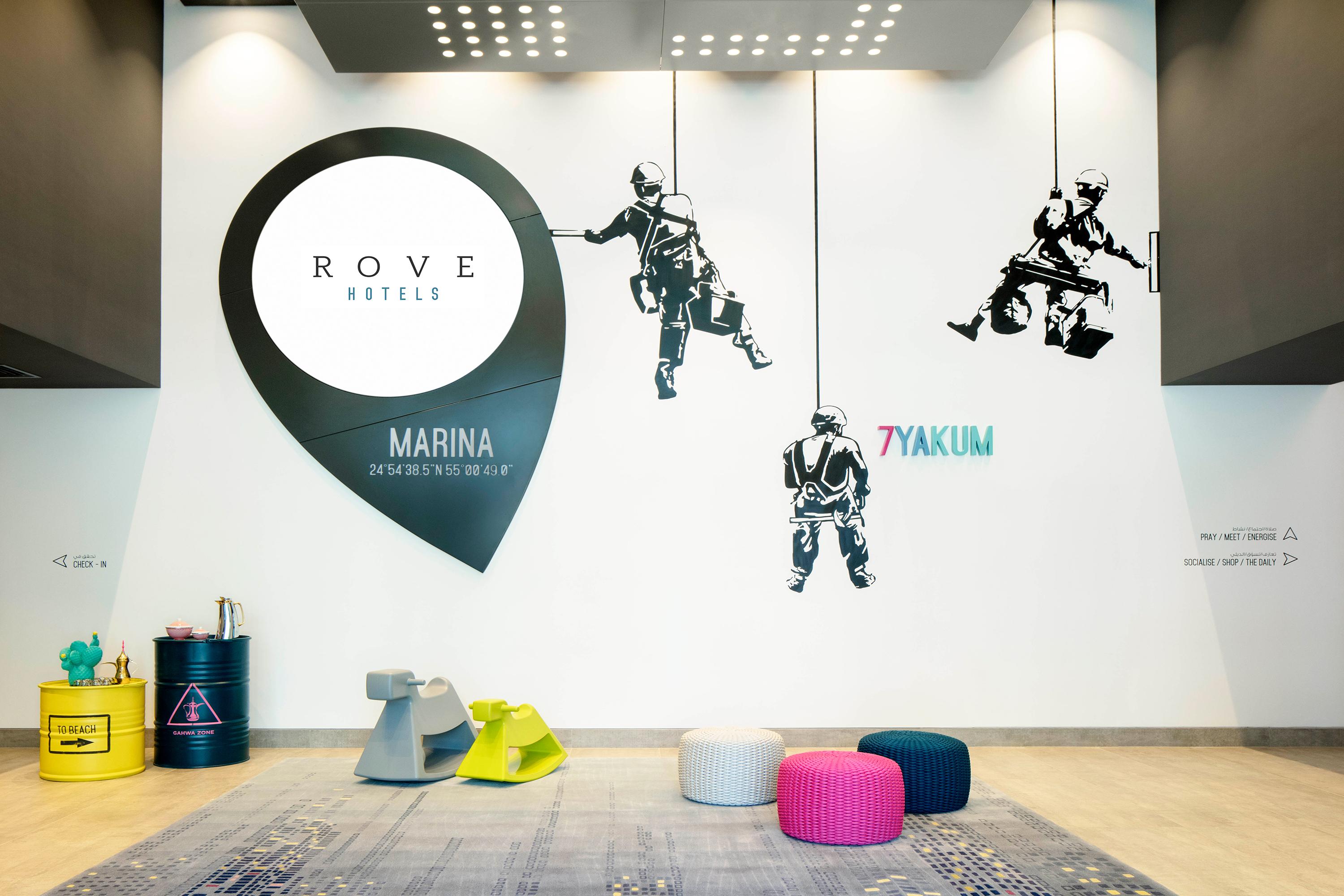 Rove Dubai Marina Hotel Luaran gambar